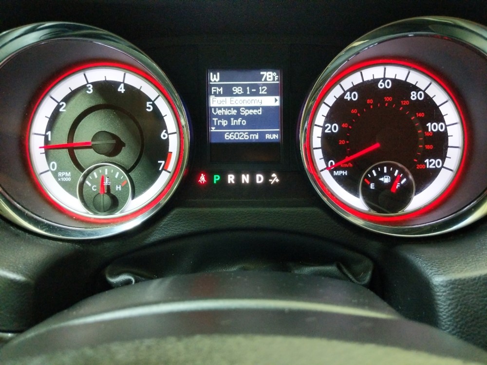 2016 Dodge Grand Caravan - Odometer Close Up