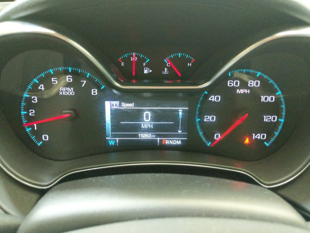 2016 Chevrolet Impala - Odometer Close Up