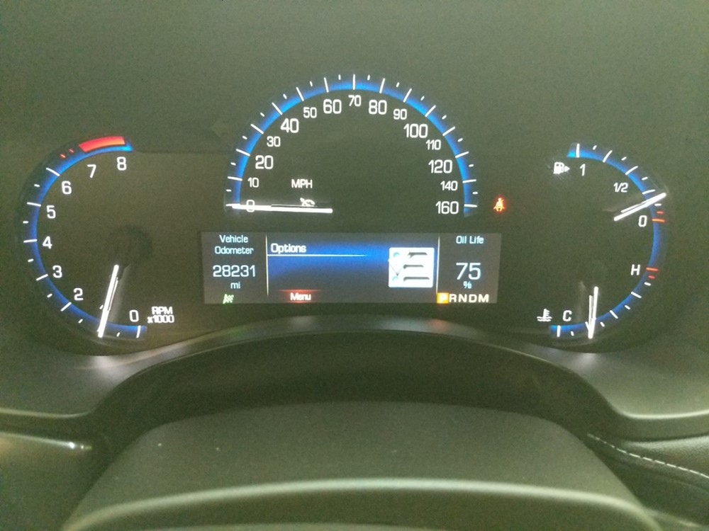 2016 Cadillac ATS - Odometer Close Up
