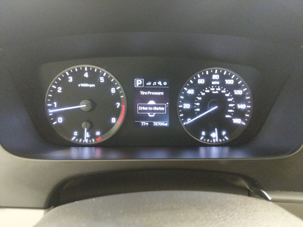 2017 Hyundai Sonata - Odometer Close Up