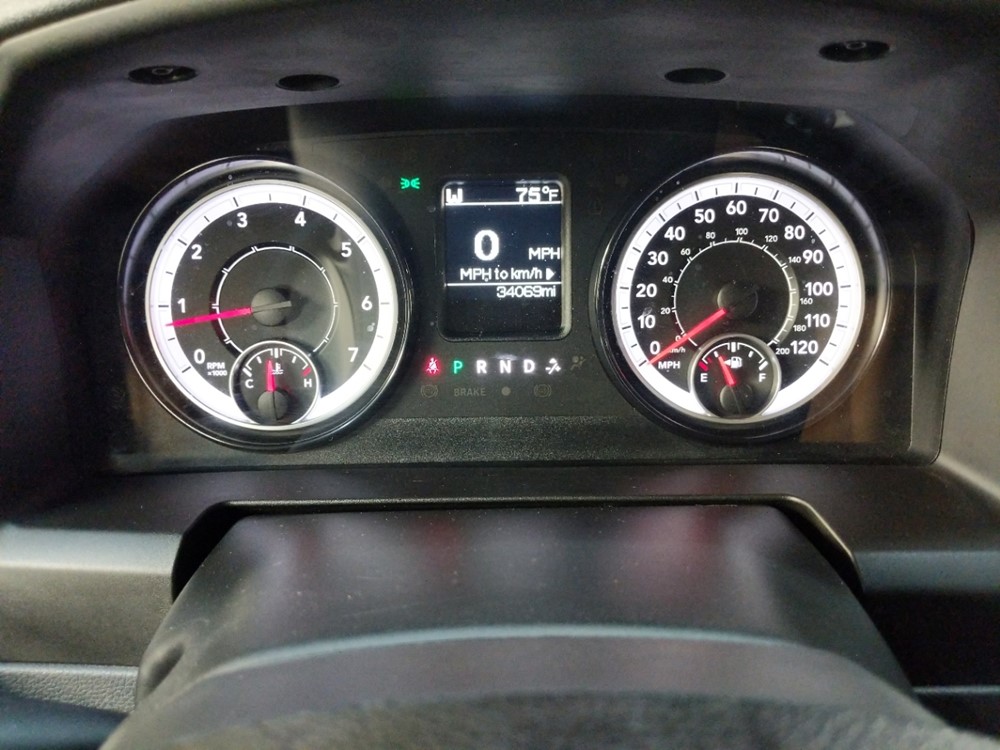2017 Dodge Ram 1500 - Odometer Close Up