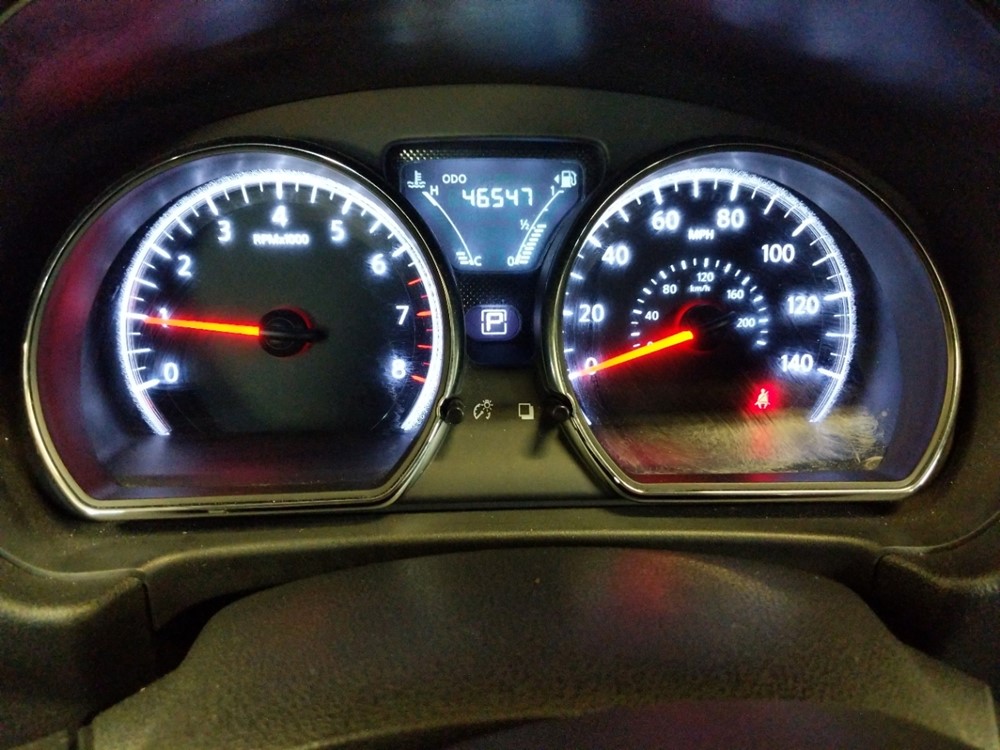 2017 Nissan Versa - Odometer Close Up