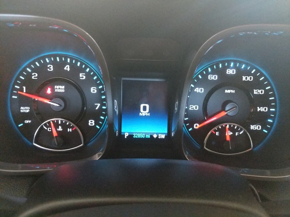 2016 Chevrolet Malibu - Odometer Close Up