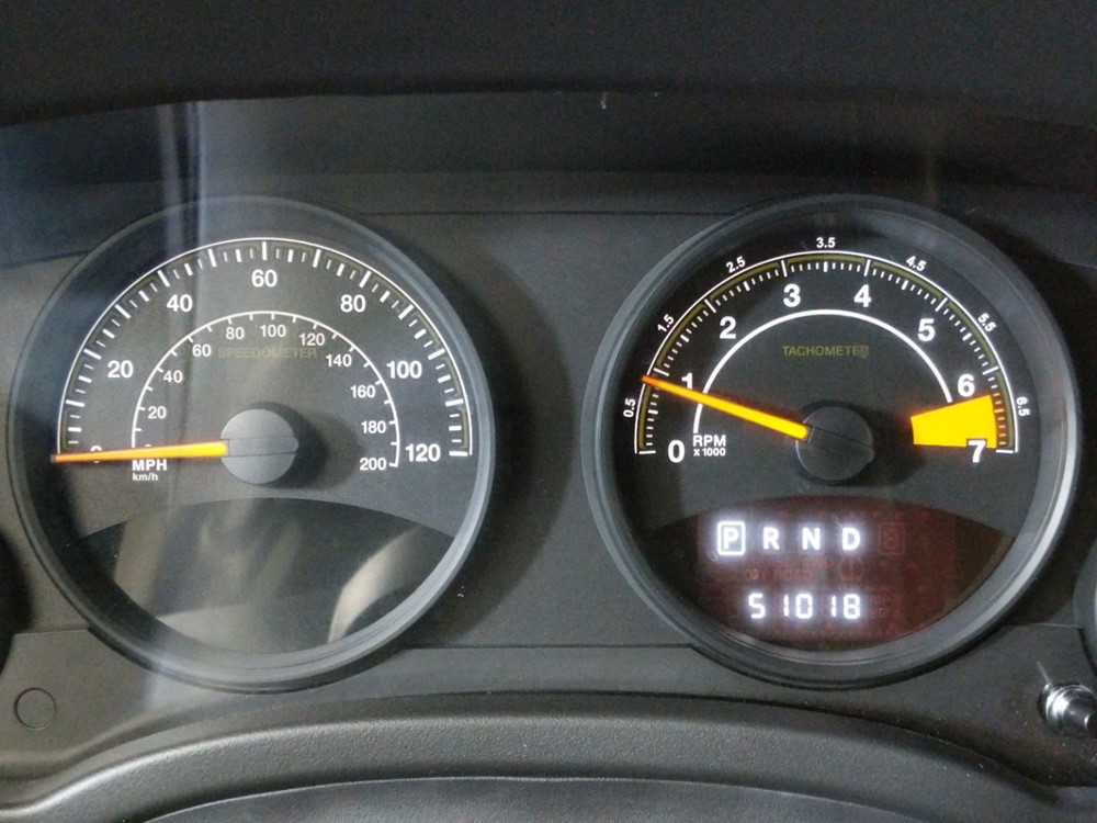 2015 Jeep Patriot - Odometer Close Up
