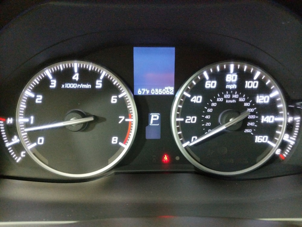 2015 Acura RDX - Odometer Close Up