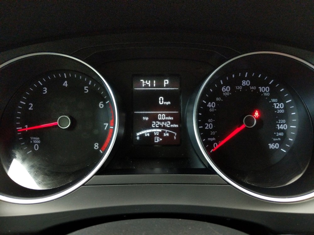 2015 Volkswagen Jetta - Odometer Close Up