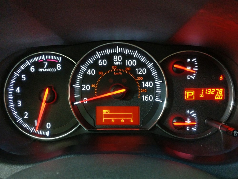 2011 Nissan Maxima - Odometer Close Up