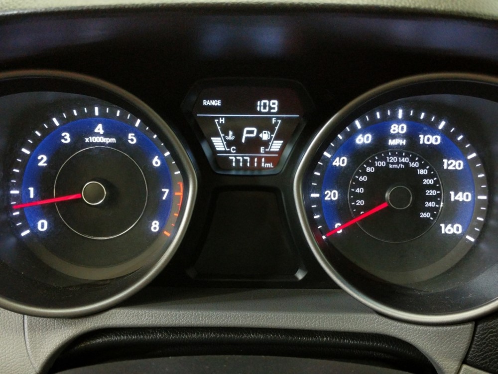 2016 Hyundai Elantra - Odometer Close Up
