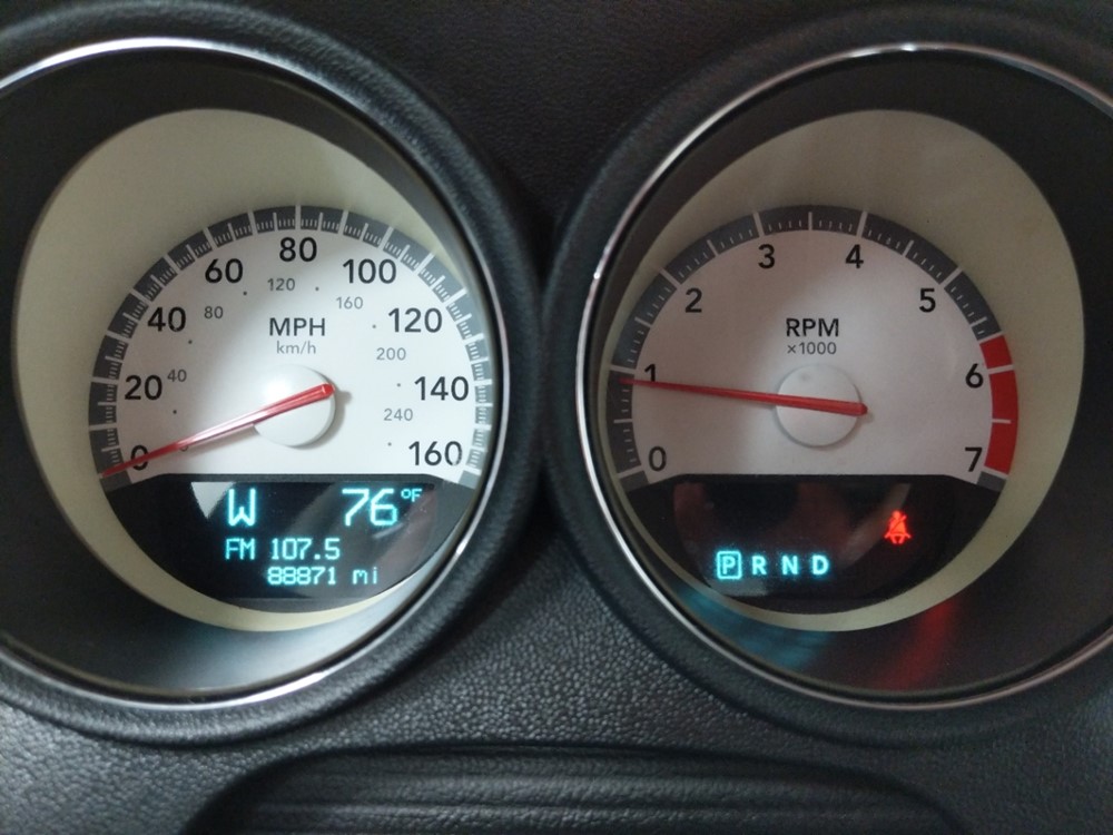 2010 Dodge Charger - Odometer Close Up
