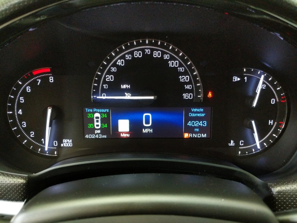 2017 Cadillac XTS - Odometer Close Up