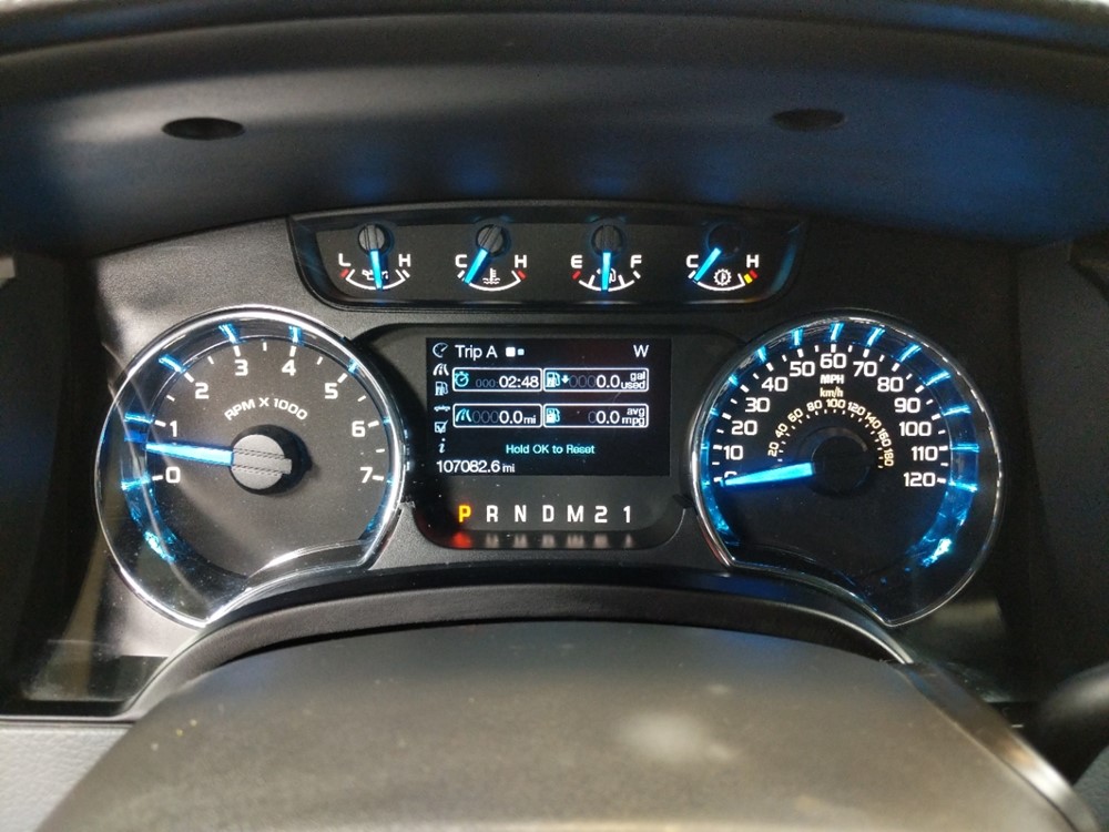 2013 Ford F-150 - Odometer Close Up