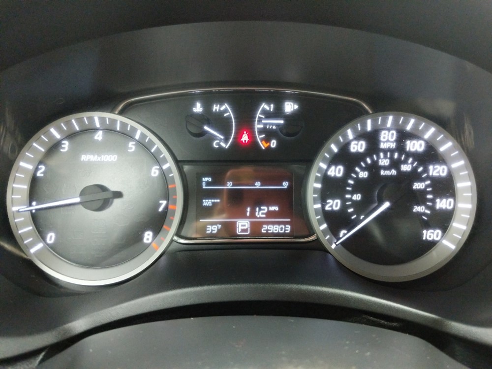 2015 Nissan Sentra - Odometer Close Up