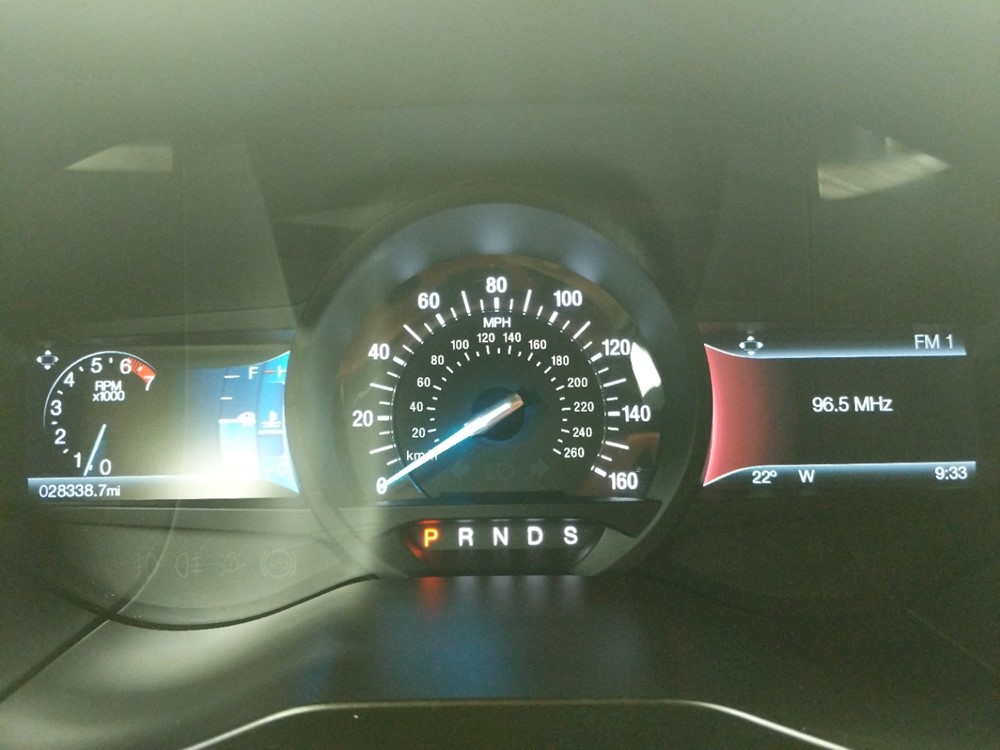 2015 Ford Edge - Odometer Close Up
