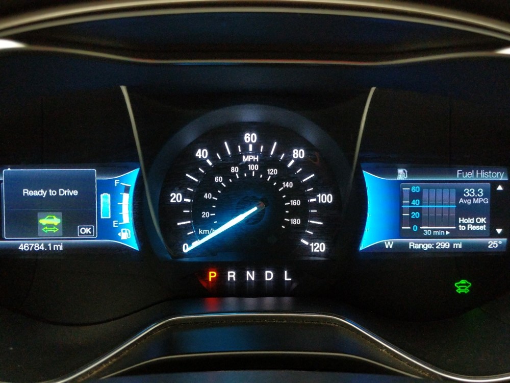 2017 Ford Fusion - Odometer Close Up