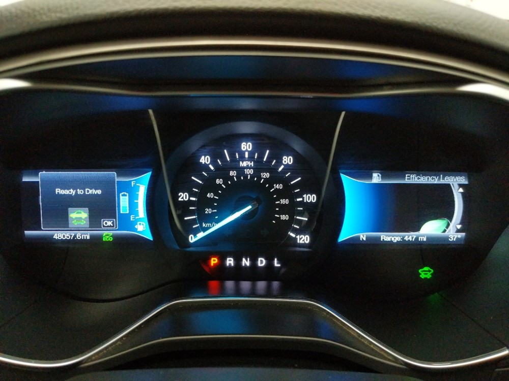 2017 Ford Fusion - Odometer Close Up