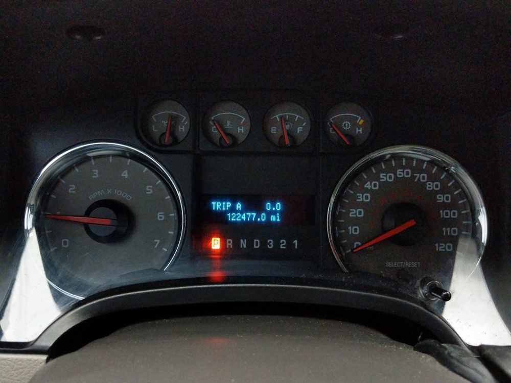 2010 Ford F-150 - Odometer Close Up