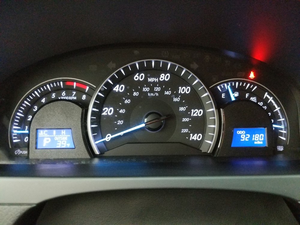 2014 Toyota Camry - Odometer Close Up
