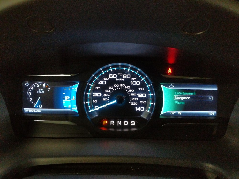 2017 Ford Flex - Odometer Close Up