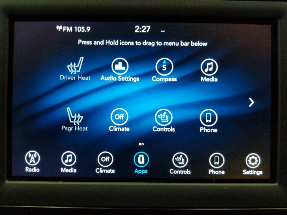 2018 Chrysler Pacifica - Stereo Package