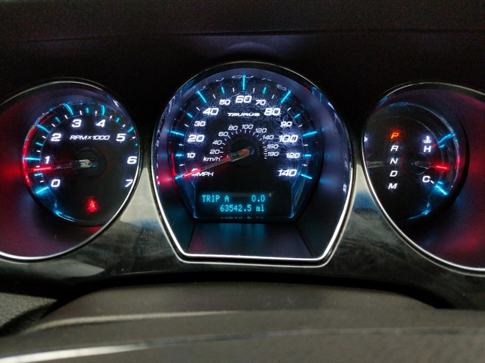 2012 Ford Taurus - Odometer Close Up