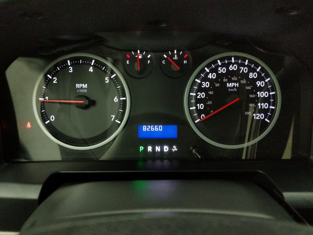 2012 Dodge Ram 1500 - Odometer Close Up