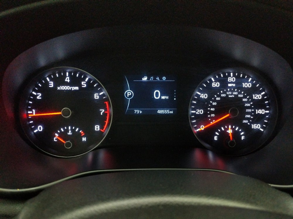2018 Kia Sportage - Odometer Close Up