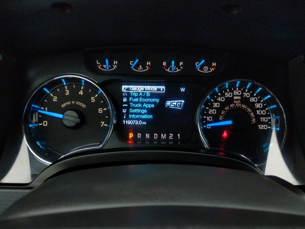 2014 Ford F-150 - Odometer Close Up