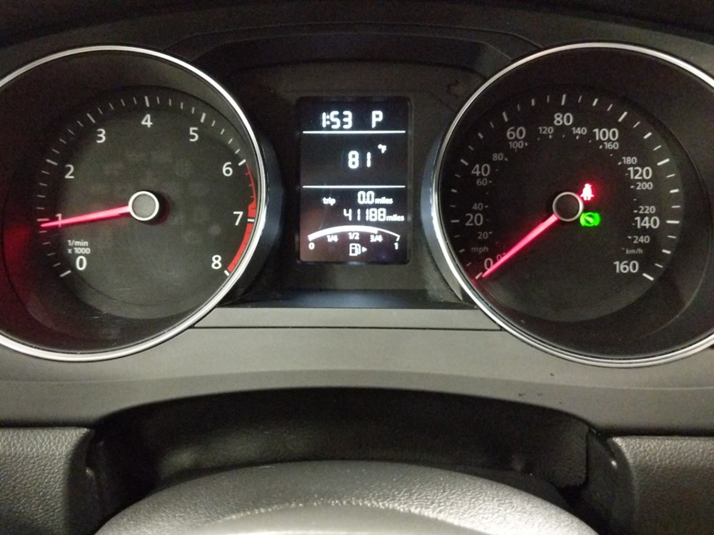 2017 Volkswagen Jetta - Odometer Close Up