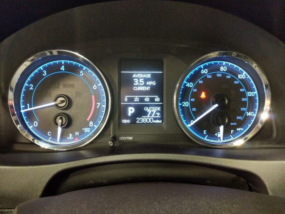 2017 Toyota Corolla - Odometer Close Up