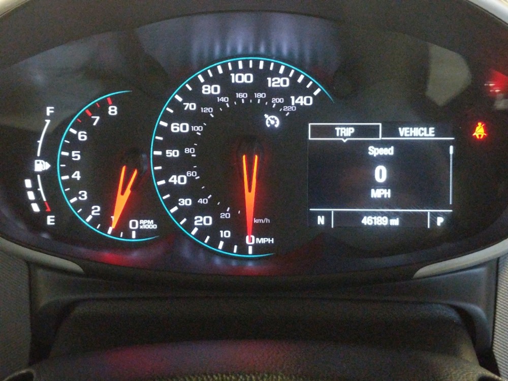2017 Chevrolet Sonic - Odometer Close Up