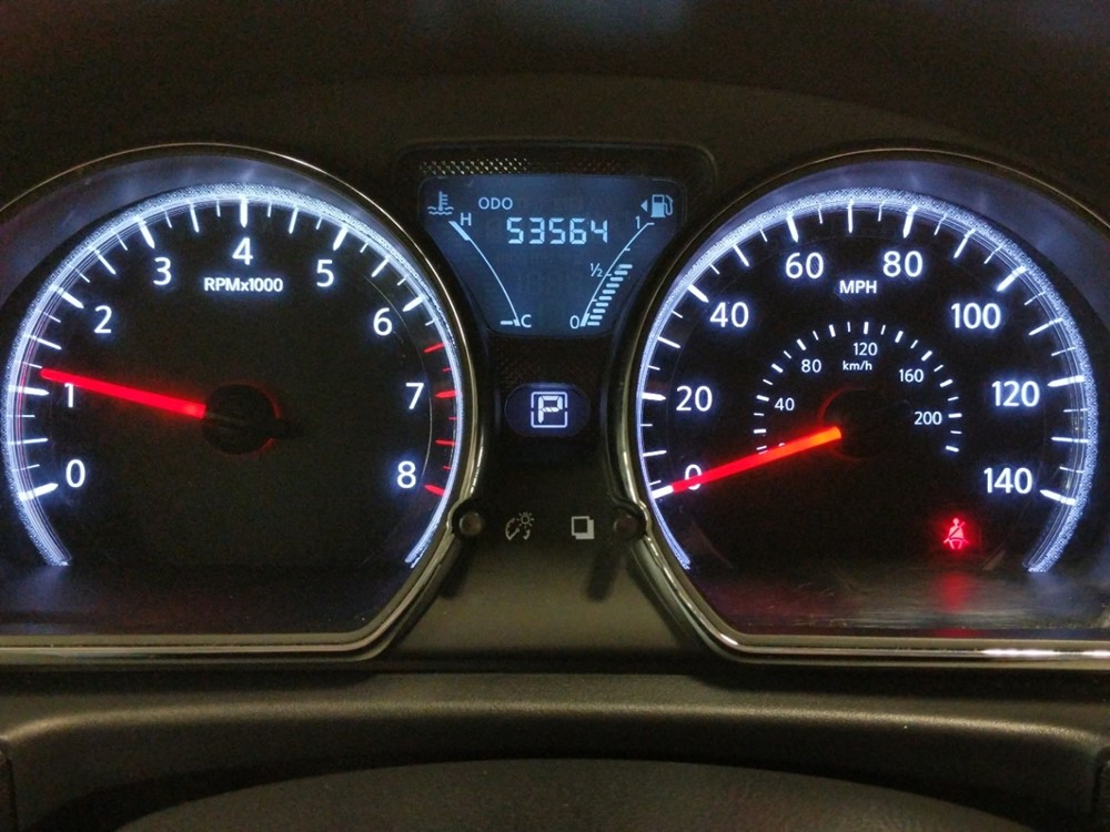2017 Nissan Versa - Odometer Close Up