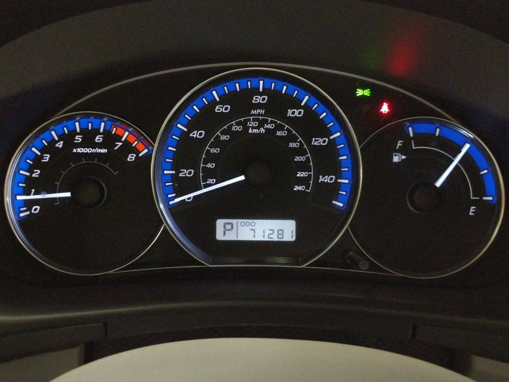 2012 Subaru Forester - Odometer Close Up
