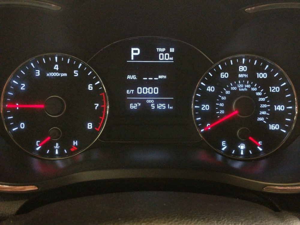 2017 Kia Forte - Odometer Close Up