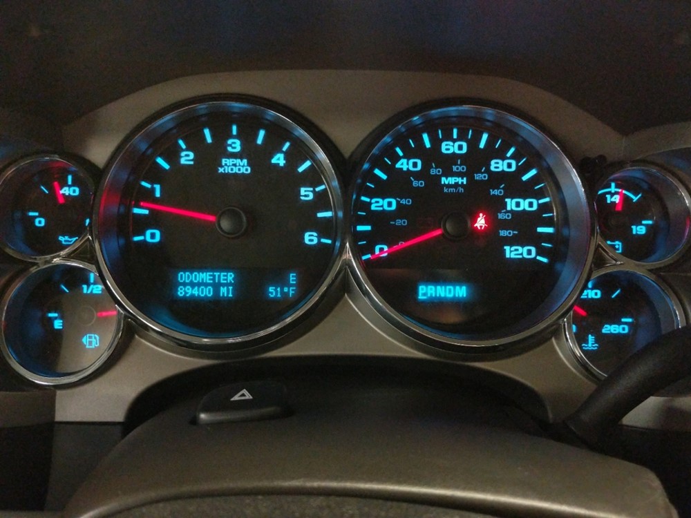 2013 Chevrolet Silverado 1500 - Odometer Close Up