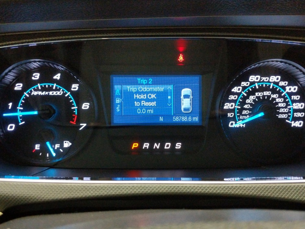 2015 Ford Taurus - Odometer Close Up