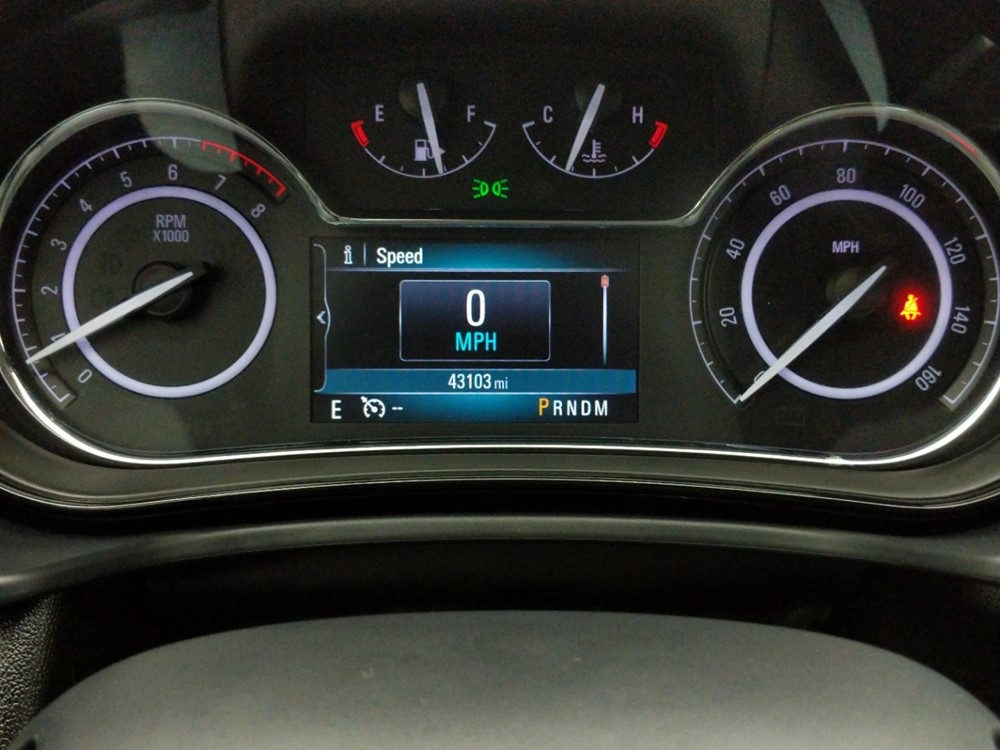 2016 Buick Regal - Odometer Close Up