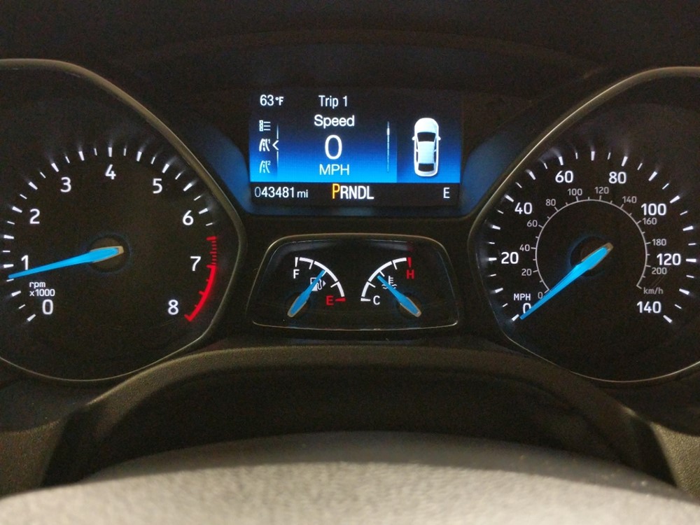 2017 Ford Focus - Odometer Close Up