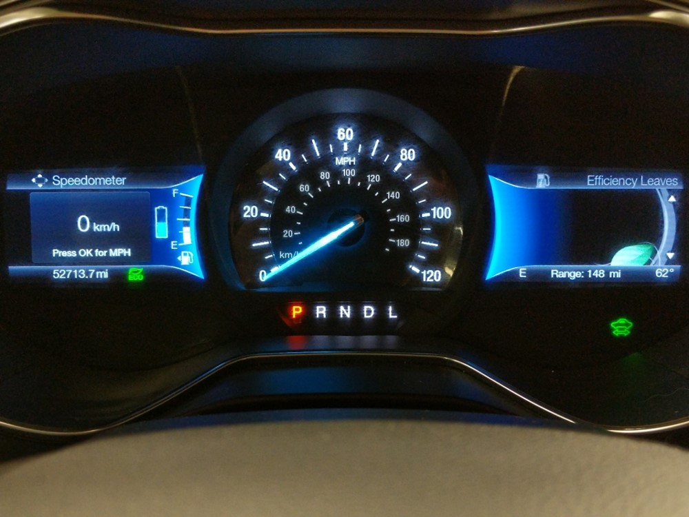 2017 Ford Fusion - Odometer Close Up
