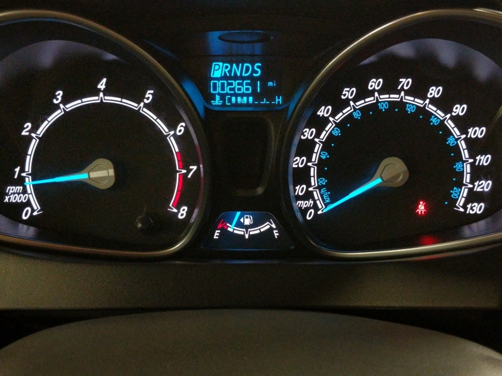 2018 Ford Fiesta - Odometer Close Up