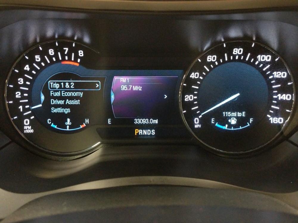 2016 Lincoln MKZ - Odometer Close Up