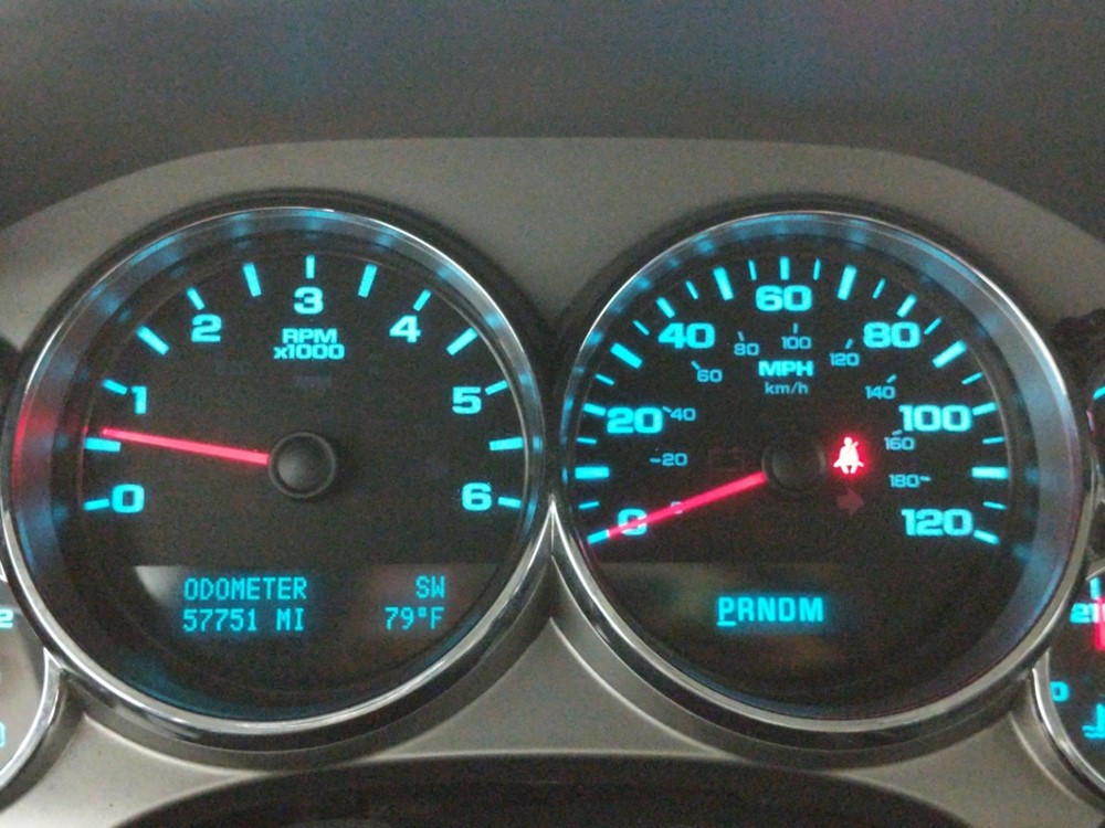 2011 Chevrolet Silverado 1500 - Odometer Close Up