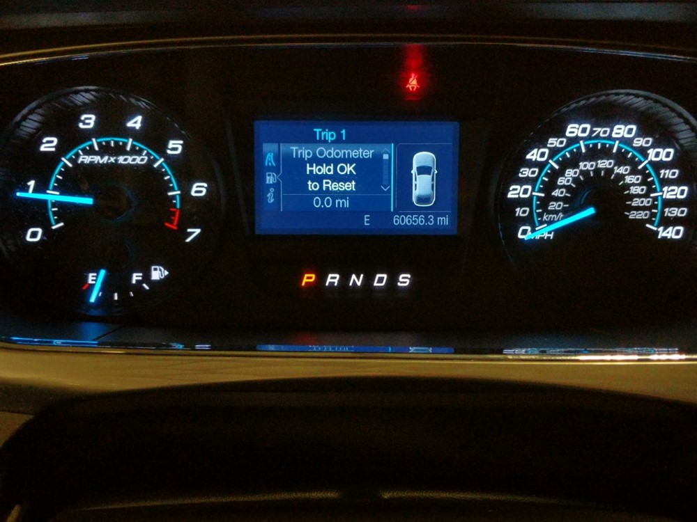 2014 Ford Taurus - Odometer Close Up
