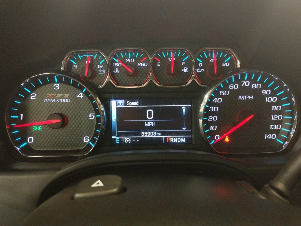 2016 Chevrolet Silverado 1500 - Odometer Close Up