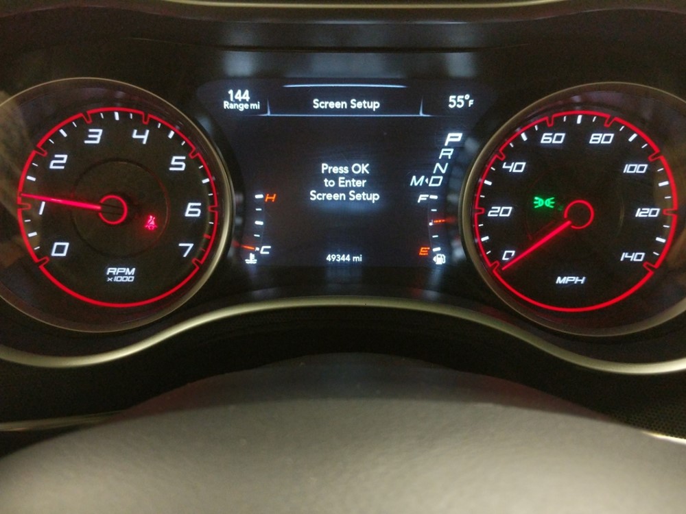 2017 Dodge Charger - Odometer Close Up