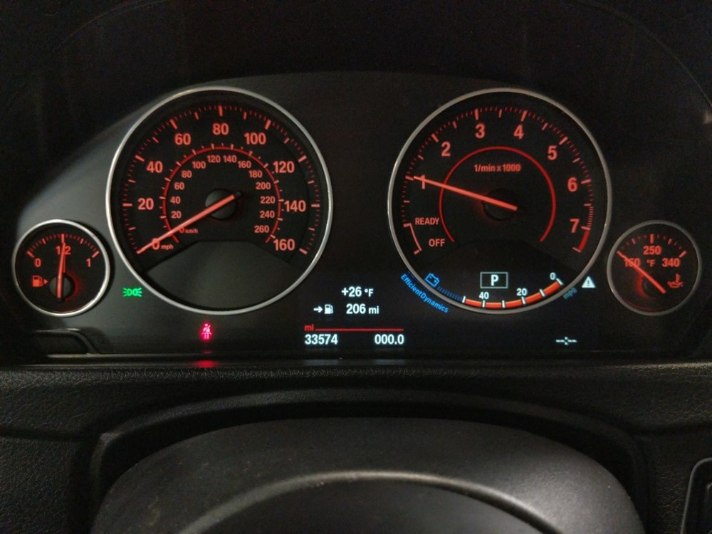2015 BMW 428i - Odometer Close Up