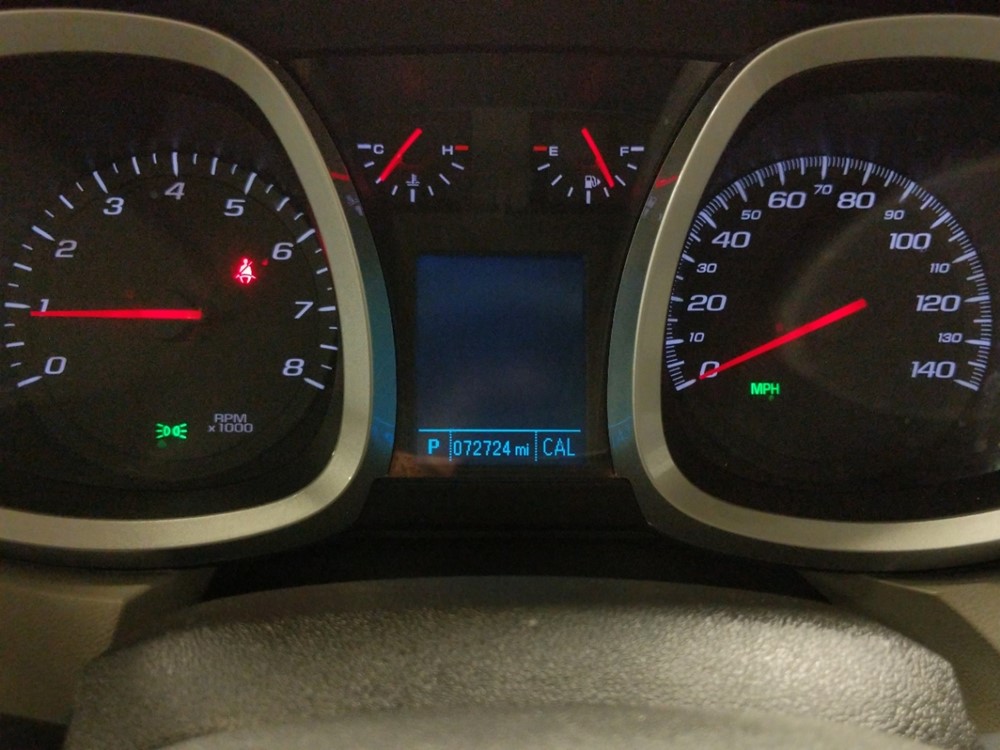 2017 Chevrolet Equinox - Odometer Close Up