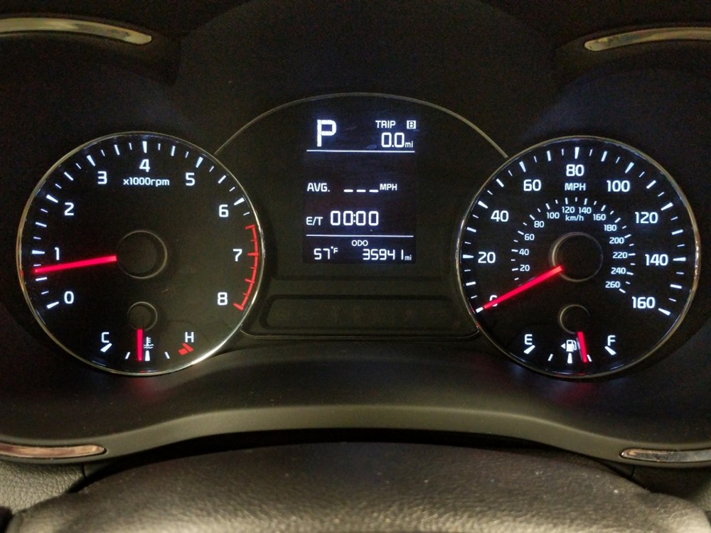 2017 Kia Forte - Odometer Close Up
