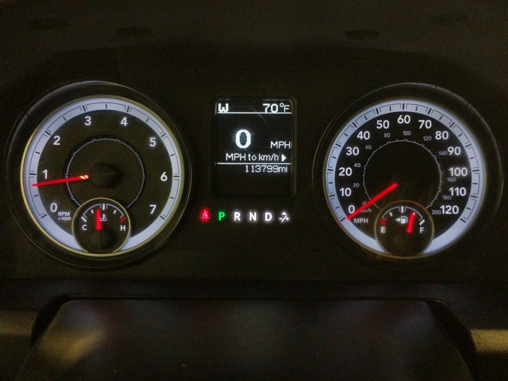 2015 Dodge Ram 1500 - Odometer Close Up