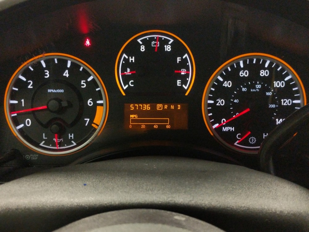 2011 Nissan Titan - Odometer Close Up