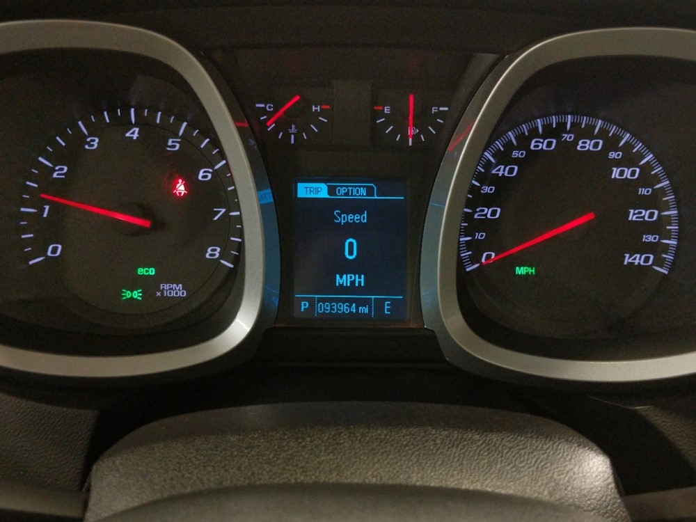 2017 Chevrolet Equinox - Odometer Close Up